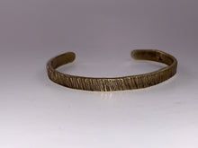 Load image into Gallery viewer, Ruff Cut Brass Cuff